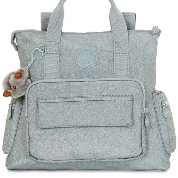 kipling alvy black convertible handbag